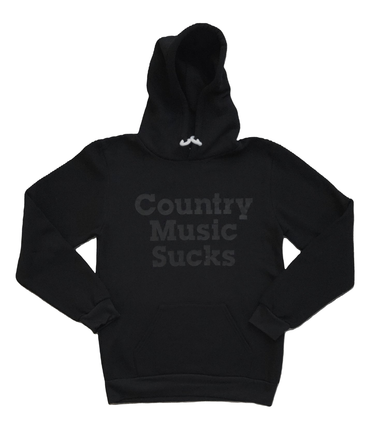 Country Music Sucks® Back in Black Hoodie